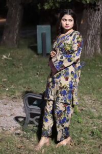 Linen co ord set printed - Image 4