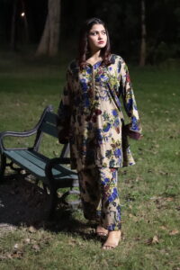 Linen co ord set printed