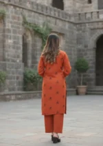 2 Piece Embroidered Karandi Suit - Image 3