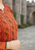 2 Piece Embroidered Karandi Suit - Image 4