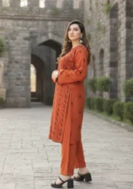 2 Piece Embroidered Karandi Suit - Image 2