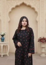 2 Piece Whool Pashmina Suit Printed - Image 8