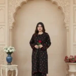 2 Piece Whool Pashmina Suit Printed