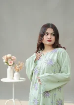 2 Piece Embroidered Karandi Suit - Image 5