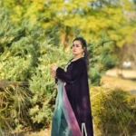 Elegant Velvet 3-Piece Dress in rich deep purple color