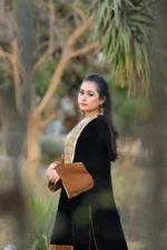 Black Velvet 2-Piece Suit - Image 2