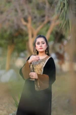 Black Velvet 2-Piece Suit - Image 3