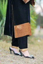 Black Velvet 2-Piece Suit - Image 4